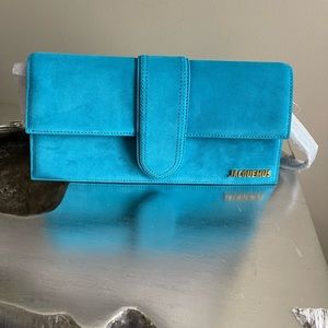 Jacquemus Le Bambino Long Turquoise Bag